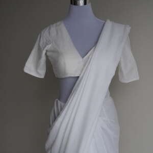 Pure Khadi cotton (white)