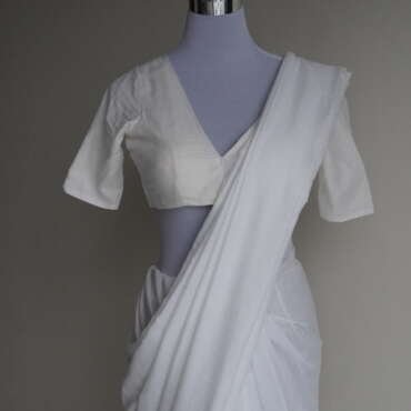 Pure Khadi cotton (white)