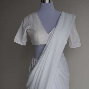 Pure Khadi cotton (white)