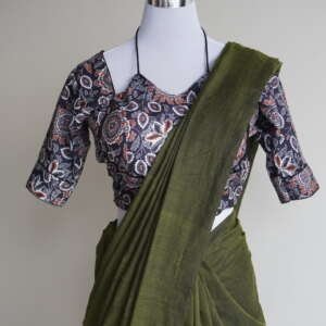 Kadhi cotton (with Stiched blouse)